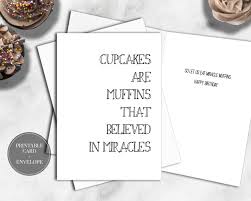 Happy Birthday Card Printable Black And White Printable Funny Birthday Card Instant Download Miracle Etsy Happy Birthday Cards Printable Birthday Card Printable Funny Birthday Cards