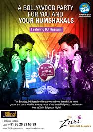 This Saturday Dj Hussian Will Make You Move Groove Party With Your Humshakals Only At Bling The Zuri Whitefield Call 96 Are You The One Zuri Hotel Branding