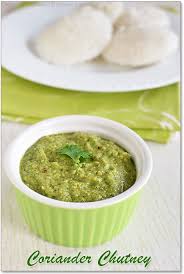 Place all the ingredients in a blender and blend until the mixture become a paste. Coriander Chutney Sharmis Passions