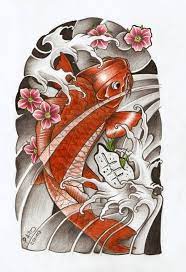 Red Koi Fish Tattoo Design Fabulous Koi Tattoo Design Koi Fish Tattoo Japanese Sleeve Tattoos