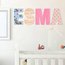 Bebek odası duvar süsleri 2020 yılında harika tasarımlarla kullanıcılara sunuluyor. Kisiye Ozel Isimli Cocuk Bebek Odasi Ahsap Duvar Yazisi 1