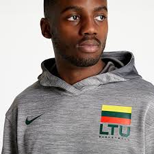 Hoodies and sweatshirts Nike Men's Basketball Hoodie Dk Grey Heather/ Dark  Grey (CD5325-063)