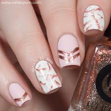 Maybe you would like to learn more about one of these? Rose Gold Marble Nails Nailsbyerin Nailsbyerin