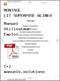 Http Www Manuels Solutions Table Php Search Montage 20lit 20superpose 20alinea 20extenso