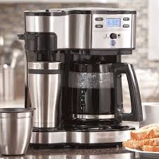 Discover hamilton beach® coffee makers. Hamilton Beach 2 Way Brewing Coffee Maker Black Cup Coffeemaker Programmable Home Garden Small Kitchen Appliances