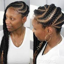 Explore the countless possibilities of styling ghana braids! Pin On African Braids Hairstyles