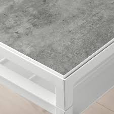 We have coffee tables with storage underneath and drawers, a small coffee table for small living rooms and modern coffee tables for a stylish look. Nyboda Coffee Table W Reversible Table Top Light Grey Concrete Effect White 120x40x40 Cm Ikea