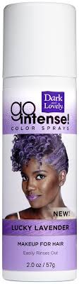 Dark & lovely color #384 light golden blonde (6 pack). Temporary Hair Color By Softsheen Carson Dark And Lovely Go Intense Color Sprays Hair Color Spray For Instant And Ultra Vibrant Color Even On Dark Hair For Natural And Relaxed Hair Lucky Lavender Buy
