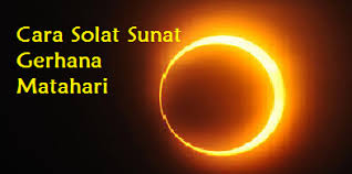Waktu untuk melaksanakan solat gerhana matahari, yaitu ketika mulai terjadinya gerhana sampai selesainya gerhana matahari. Panduan Malaysia