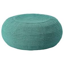 Otteron Innerskar Pouffe In Outdoor Light Turquoise Ikea Pouffe Ikea Colorful Ottoman
