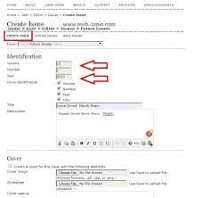 Penomoran secara singkat, jelas serta relevan ( bias juga dalam bentuk deskripsi /narasi). Cara Membuat Issue Jurnal Di Ojs Muh Amin Com