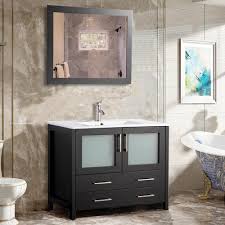 h bathroom vanity in espresso with