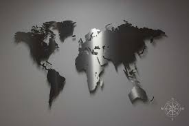 Led wandbild leinwand bild beleuchtet ebay weltkarte 3d wandbild beleuchtet wunschmotiv co2 laser. Kupa Hendikepiran Naglas Weltkarte Metall Beleuchtet Amazon Randysbrochuredelivery Com