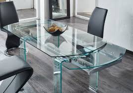 Wilcox Extendable Dining Table Glass Dining Table Contemporary Dining Room Tables Dining Table