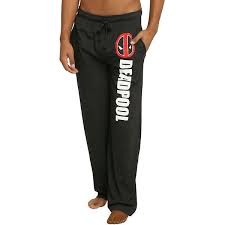 Marvel Deadpool Guys Pajama Pants Hot Topic Pajama Pants Outfits With Leggings Mens Sleepwear