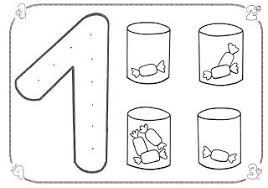 Resultado de imagen de fichas infantil numero 1