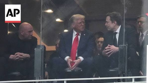 Trump and Musk at Charlie Kirk’s memorial