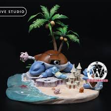 m5 水箭龟家族宠物小精灵水箭龟之岛杰尼龟手办雕像gk模型 淘宝网 studio squirtle this or that questions