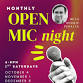 Monthly Open Mic with Reggie Peralta event image