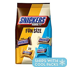 snickers variety mix fun size chocolate bars halloween candy