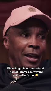 Sugar Ray Leonard and Thomas Hearns