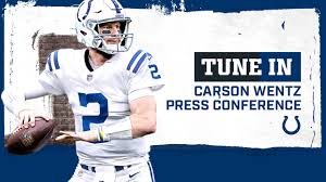 We would like to show you a description here but the site won't allow us. Indianapolis Colts Qb Carson Wentz Will Hold His First Press Conference Today At 12 30pm Est