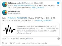 Ecco tutte le informazioni necessarie per proporre la candidatura. Terremoto A Potenza Di 3 5 Gradi Avvertito Anche In Puglia