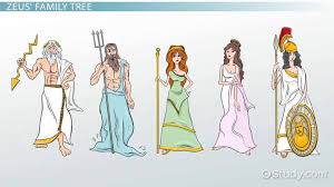 The Family Tree Of The Greek God Zeus Video Lesson Transcript Study Com