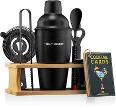 And with the matte black finish, it will complement any theme in your bar. Amazon De Mixology Barkeeper Set Mit Stander