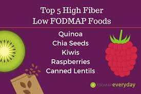 top 5 high fiber low fodmap foods fodmap everyday