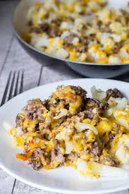 Cauliflower And Ground Beef Hash Low Carb Recipe Recipe Ground Beef Recipes Healthy Keto Recipes Easy Healthy Ground Beef