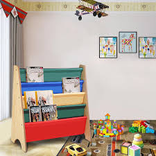A rotating bookcase maximizes storage capacity, giving you plenty of space to store a growing book collection. Childrens Book Shelf Kids Bedroom Play Room Storage Bookcase Rack Tidy 657258044630 Ebay