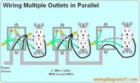 Wiring multiple outlets in a series. How To Wire Multiple Outlet In Parallel Electrical Wiring Diagram Home Electrical Wiring Electrical Wiring Outlet Wiring