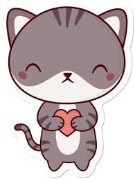 Download Kawaii Cute Kitten Cat Cartoon Full Size Png Image Pngkit Tabby cat graphy, cartoon cat material png.