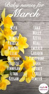 Name Ideas For Babies Born In March Cute Baby Names Baby Names Born Baby Name