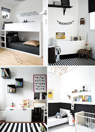 Monochrome Black And White Kids Room Yellow White Kids Room Kids Room Interior Design Monochrome Kids Room