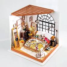 1 12 Scale Dollhouse Bedroom Diorama Kit To Make For Yourself Ad Miniature Dollhouse Diy Furniture Home Diy Doll House