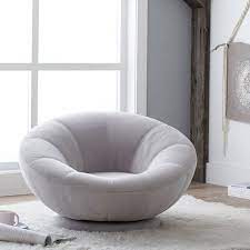 Armchairs and rocking chairs are perfect for old. Performance Everyday Velvet Gray Groovy Swivel Chair Comfy Chairs Cool Chairs Swivel Chair