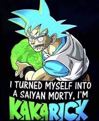 Rick And Morty Dragon Ball Z Rick And Morty Poster Rick And Morty Dragon Ball Art