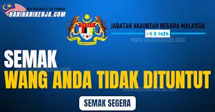 5.2 bolehkah membuat semakan wang tak dituntut melalui online ? Egumis Semakan Wang Tak Dituntut Online Proses Bayaran Balik Tahun 2021