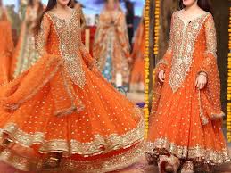 Black And Orange Dress Pakistani Designer Embroidered Chiffon Orange Maxi Dress Orange Maxi Dress Pakistani Maxi Dresses Pakistani Bridal Dresses