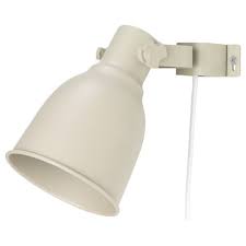 Hektar Wall Clamp Spotlight With Led Bulb Dark Gray Ikea Lamp Wall Lamp Led Bulb