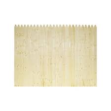 Whichever garden fence panels you choose, we also supply the accessories you need to complete your fencing project. 6 X 8 Natural Wood Stockade Fence Panel At Menards