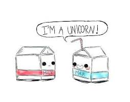 Im A Unicorn Milk Cute Drawings Funny Pictures Funny
