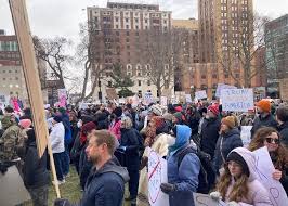 I was at the state capital Lansing Michigan. I'm 71 and it was 19 degrees.  50501 I'm still freezing cold.