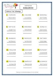 Grade 4 Maths Resources 1 5 2 Subtraction Of 6 Digit Numbers With In 2020 Math Resources Subtraction 4th Grade Math