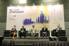 From Left Ms Nupur Joshi Ceo Of The Reit Association Of Singapore Mr Sanjeev Dasgupta Ceo Of Ascend Singapore Exchange Real Estate Investment Trust Growth