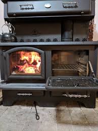 The Cuisinier Wood Cookstove Has An Awesome Firebox Wood Burning Cook Stove Wood Stove Cooking Stove