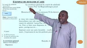 Lettre Administrative Exemple De Demande D Aide Youtube