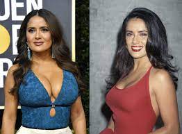 The two actresses were spotted holding hands while fangirling over each other on the red. Salma Hayek 25 Years Apart 2020 1995 Pics